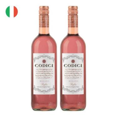 Imagem de Kit 2 Vinhos Codici Rosato Rosé Itália 750ml - Codici Masserie