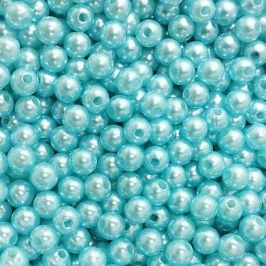 Imagem de PÉROLA DE ABS LISA Nº 06 20G PEROLA 6 MM - LADEIRA BIJUTERIAS, AZUL BE