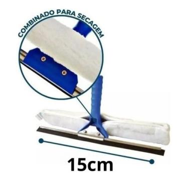 Imagem de Rodo bralimpia 15 cm limpa vidros sem cabo , CB150