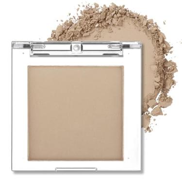Imagem de Erinde Paleta de sombras mate acastanhada única, maquiagem de sombra natural para mulheres mais velhas, sombra monocromática de alto pigmento neutro, mini sombra monocromática, para ojos, vegana e