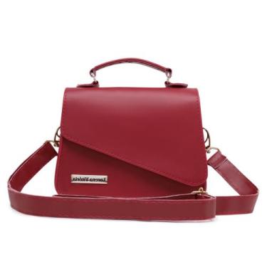 Imagem de Bolsa alça transversal femenina - BOLSAS FEMININAS, Vermelho
