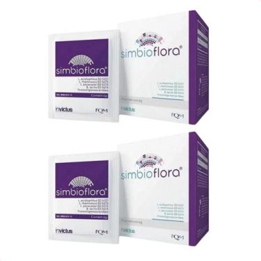 Imagem de Kit com 2- Simbioflora Probiótico em Pó Caixa 15 Sachês Cada - Farmoqu