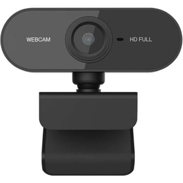 Imagem de Webcam Full HD 1920 x 1080 Pixels Home Office Chamadas e Gravações em Vídeo USB Plug Qaulidade Premium Microfone Embutido Rotacao 360° Original E&A