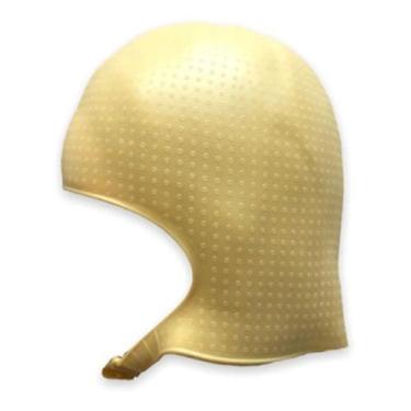 Imagem de Touca de silicone para mechas 2300 furos - sos dourada - toucas