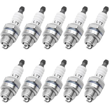 Imagem de SUUFOO 10 peças de vela de ignição para MS230 MS240 MS250 MS260 MS340 MS341 MS360 MS361 MS380 MS381 MS390 MS440 MS441 MS460 MS640 MS650 MS660 MS8 MS8 80 TS480 Motosserra TS410 TS420 TS460