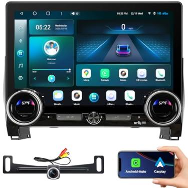 Imagem de Para Honda Civic Radio 2016-2021| Wireless CarPlay Android Auto|Botão duplo de 11,5 polegadas | Tela sensível ao toque 2K | Android 13|Qualcomm 8-core|FM/AM|5G WiFi|DTS|Controle de volante (4G RAM +