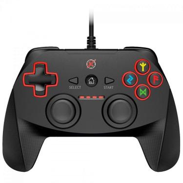 Imagem de Controle Gamer Kalkan Dagaz, USB, Preto