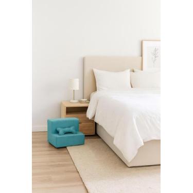 Imagem de Escada Escadinha Pet 2 Degraus Gato e Cachorro Ideal Sofá, Cama Espuma