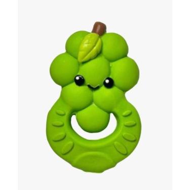 Imagem de Mordedor Textoy Frutinhas  Uva Verde Atóxico e Natural