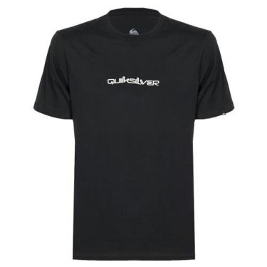 Imagem de Camiseta Quiksilver Omni Font, M, Preto