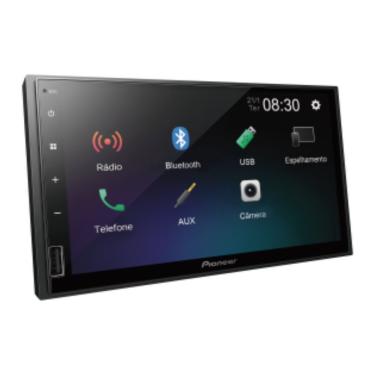 Imagem de Multimídia Pioneer DMH-145BR 7 Com Usb, Bluetooth E Tela To Preto