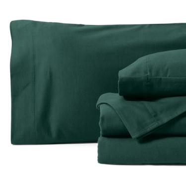 Imagem de Springtree Home Lençóis de flanela portuguesa de luxo | Lençóis de flanela tamanho casal | 100% algodão | Conjunto de lençóis ultramacios, quentes e respiráveis | Jogo de lençol de inverno com bolso