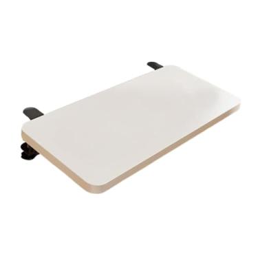 Imagem de Baoblaze Suporte de pulso para extensão de mesa, bandeja de extensão de mesa fácil de instalar para suporte de mesa em casa e escritório, bandeja para teclado, Branco