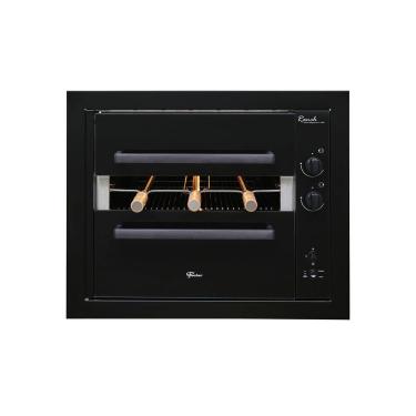 Imagem de Churrasqueira a Gás Embutir Fischer Ranch 3 Espetos Preta Bivolt 36170