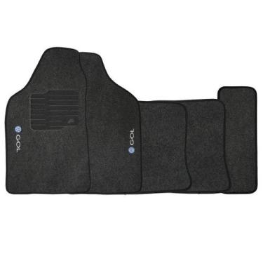 Imagem de Tapete Carpete Gol Quadrado Bola G2 G3 G4 G5 1980 a 2013 Logo Bordado 