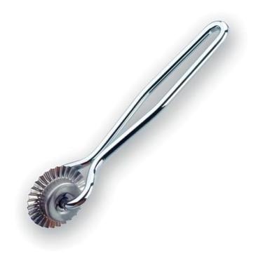 Imagem de Carrinho de Rolamento de AçO InoxidáVel para Cortar Massa de Pizza