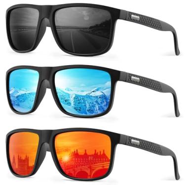 Imagem de CIFOYA Óculos De Sol Polarizados Masculinos: Retrô Com Proteção Uv Para Dirigir, Pescar E Jogar Golfe