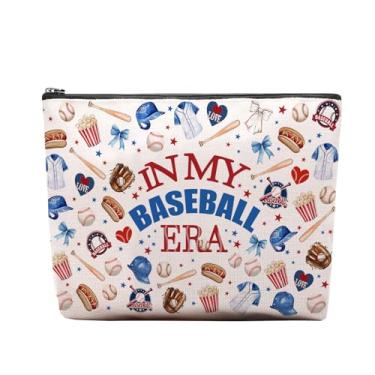 Imagem de Bolsa de maquiagem para líderes de torcida, presentes para líderes de torcida, bolsa de torcida, It's Me Hi I'm The Cheerleader, presente de companheira de equipe para mulheres, Baseball