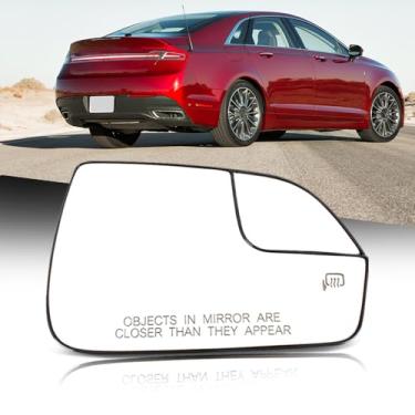 Imagem de CHELANGHU Vidro retrovisor lateral disponível para Lincoln MKZ versão 2013 2014 2015 2016 2017 2018 2019 2020 EUA | Aquecido (lado do passageiro)