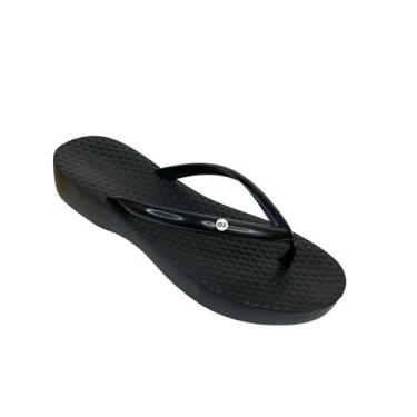 Imagem de Chinelo Tamanco Feminino Azaleia 18530, Preto, 38