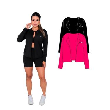 Imagem de Kit 2 Casacos Camisas Sem zíper com Proteção UV Feminino-Feminino