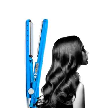 Imagem de Chapinha Alisadora Profissional Com Visor Digital Ajuste De Temperatura 300 A 450 Graus 110/220V Aquecimento Rápido Cabo Longo Para Cabelos Finos Grossos E Cacheados