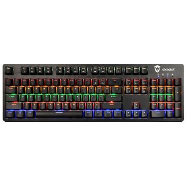 Imagem de Teclado Mecânico Gamer Sate K6 Switch Blue RGB USB