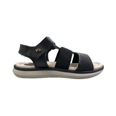 Imagem de Sandália De Couro Pegada Comfort Feminina, Preto, 36