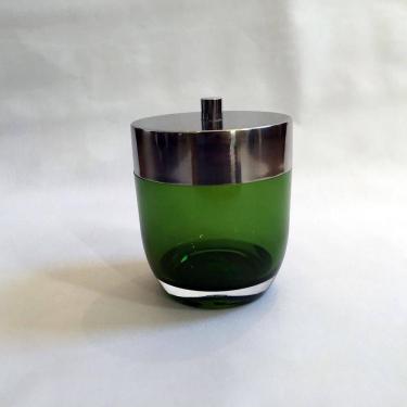 Imagem de Porta Algodão em Acrílico com Tampa Cromada Ky744 Verde