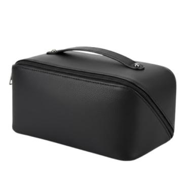 Imagem de Bolsa Necessaire Feminina Organizador Maquiagem Viagem (Preto)