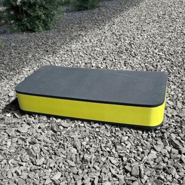 Imagem de Step EVA 60x28x10 para Academia, Exercicios Fitness E Aeróbico (Amarelo)