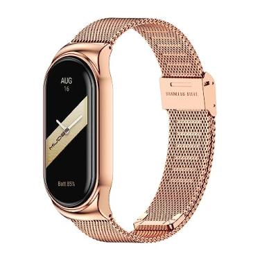 Imagem de MIJOBS Pulseira de substituição respirável para Xiaomi Mi Band 10/9 para Mi Fit Band 9 SmartWatch para mulheres e homens