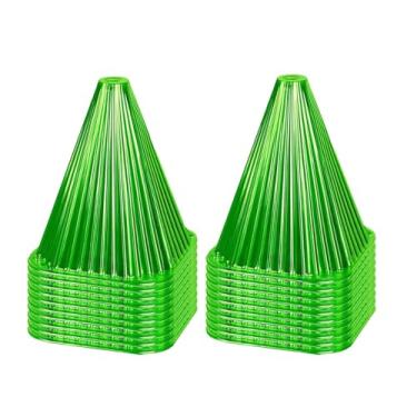 Imagem de Baoblaze Campânulas de jardim, protetores de plantas, acessórios de jardim, proteção contra congelamento, capas de plantas reutilizáveis, capas de viveiro, 20 Pedaços