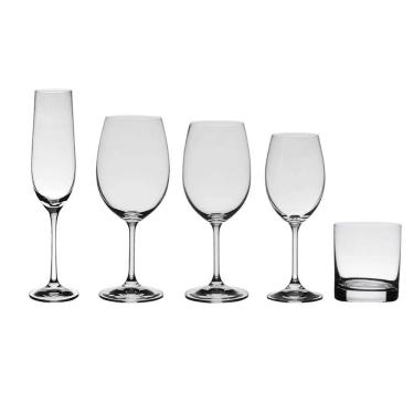 Imagem de Jogo com 30 Peças De Cristal Bohemia Kit Com Copos E Taças