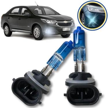 Imagem de Lampadas Super Branca Farol Milha H27 Chevrolet Cobalt Efeito Xenon 85