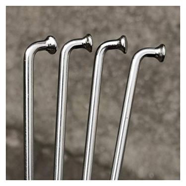 Imagem de Raios de bicicleta, raios de bicicleta 9G diâmetro 3,5 mm J-Bend Raios de corpo redondo para cubo de bicicleta elétrica Material do motor 304 inoxidável Raios de motocicleta 711 (comprimento 60 100 mm