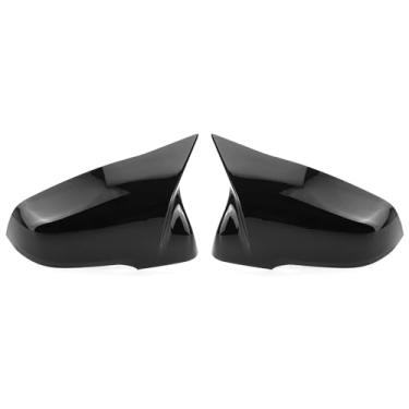 Imagem de QCBQBI [Substituição] Capa de espelho visual para Toyota para GR para Supra 2019-2022 A90 A91 MK5 Capa de espelho retrovisor para todos os espelhos retrovisores (cor: preto brilhante)