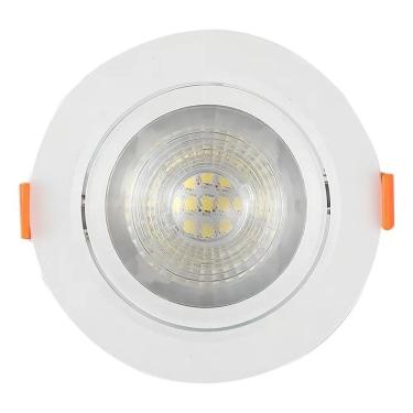 Imagem de 2X Kit 10 Spot Redondo Smd Led - 5W Direcionável Embutir C