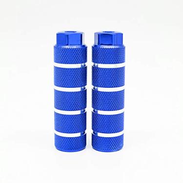 Imagem de KINSPORY Pegs de bicicleta, eixos de 3/20.3 cm de liga de alumínio antiderrapantes, cavilhas de bicicleta BMX para bancos traseiros de mountain bike, suportes para ciclismo