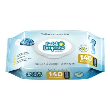 Imagem de Toalhas Umedecidas Bebê Limpinho Premium 140 Unidades Cimed