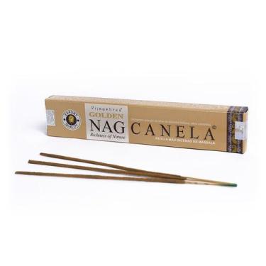 Imagem de Incenso Indiano Vijayshree Golden Nag Canela 15g