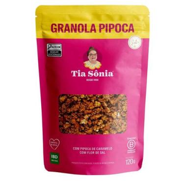 Imagem de Granola Pipoca de Caramelo Tia Sônia Com Flor de Sal 120g