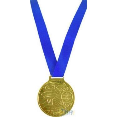 Imagem de Medalha 42mm pacote c/ 5und - MedalhaSul, Ouro