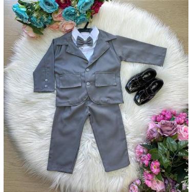 Imagem de Conjunto Miss Cherry Social Terno - Blazer Cinza Gabriel Completo, Sag