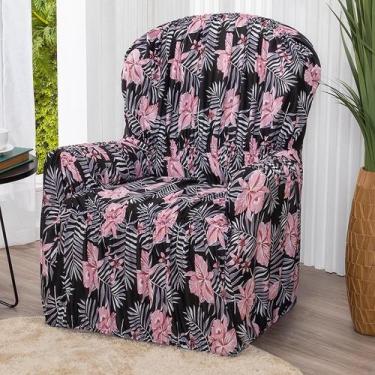 Imagem de Capa de Poltrona do Papai 1 lugar Malha Gel Elasticada Estampada - Len