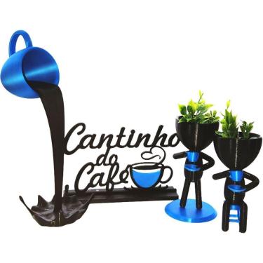 Imagem de Cantinho Café Flutuante Derramando Café Dolce Gusto Pt/Az/Pt