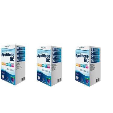 Imagem de Kit C/3 Apetiteee Bc Uva 240 Ml Vitamina C+ B1 B2 B6