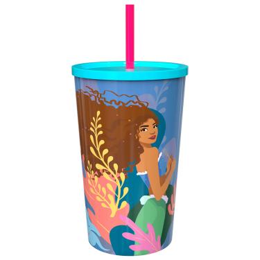 Imagem de Copo Tampa Azul A Pequena Sereia - Cinemark
