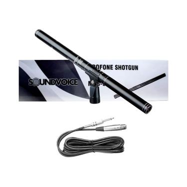 Imagem de Microfone Soundvoice MSG36 Shotgun Unidirecional - AC1759