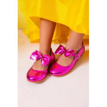 Imagem de Sapatilha Doce Pe Laço Pink Metalizado - Conforto e Estilo, Persian ro